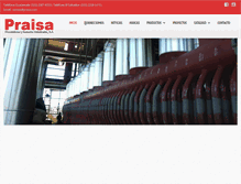 Tablet Screenshot of praisa.com